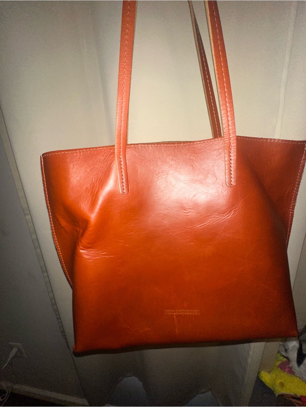 Portland leather goods madrone large August tote